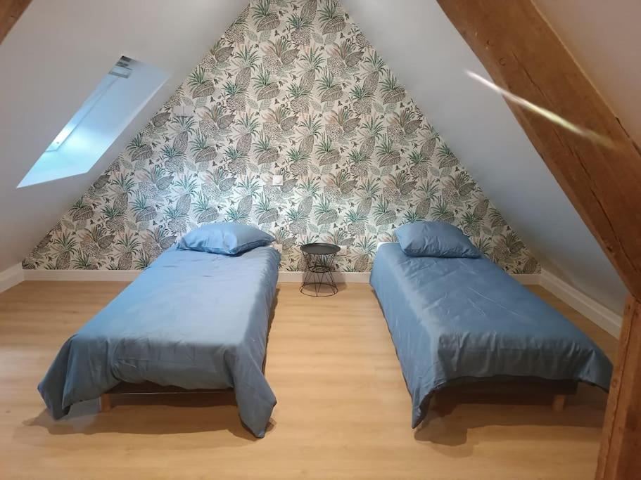 Les Deux Pieds Sous La Couette Villa Saint-Aubin-Sur-Mer  Exterior foto